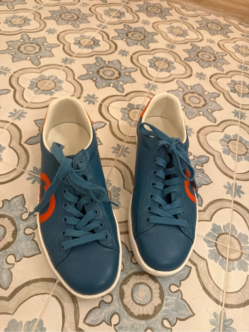 Gucci Sneakers Blue / Orange - men’s 6